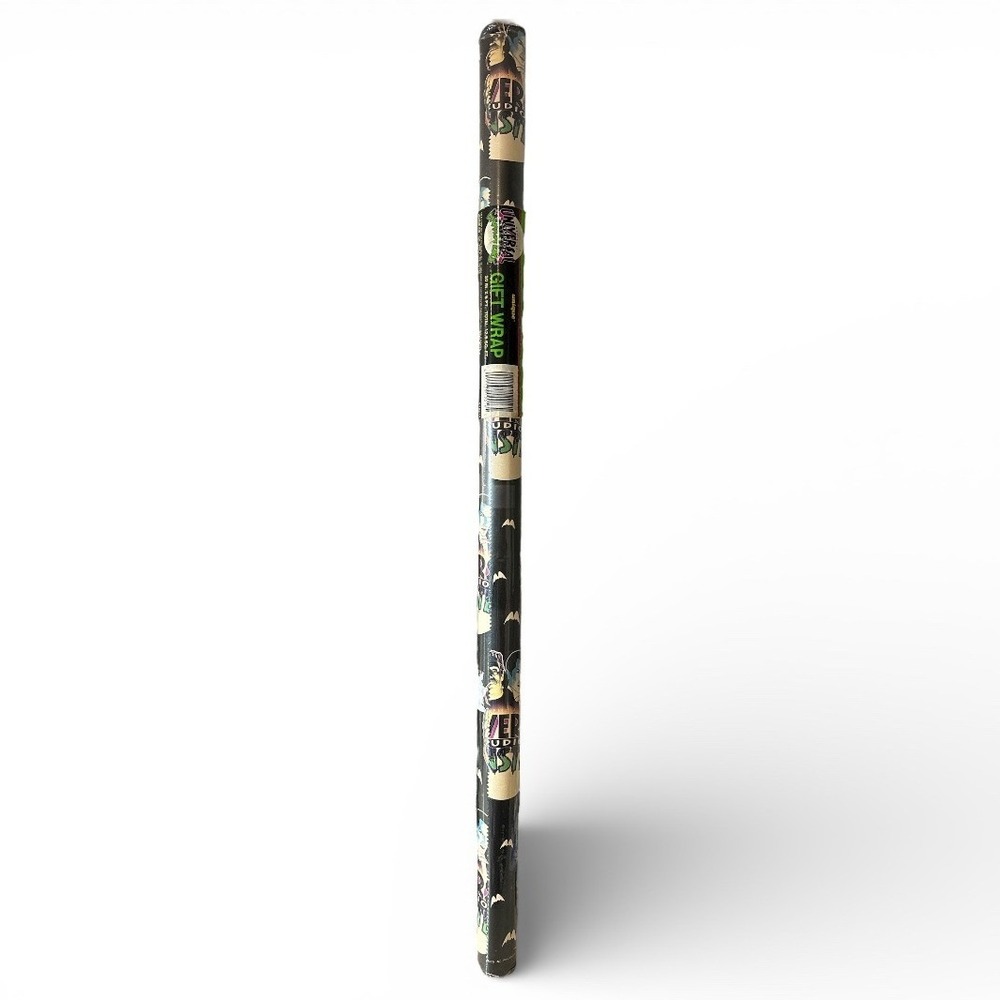 Official Universal Studios Monsters Gift‎ Wrap Roll 12.5 sq ft Vintage 1991 NEW